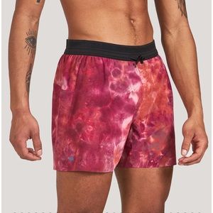Janji AFO Middle Shorts 6” Men’s size Medium in Red Space Tie-Dye